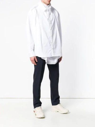 Shop Y/project Y / Project Double Collared Shirt - White