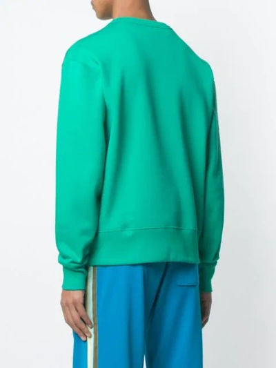 Shop Acne Studios Regular-fit Sweatshirt In Green
