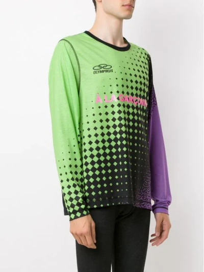 Shop À La Garçonne X Olympikus Long Sleeved T In Multicolour