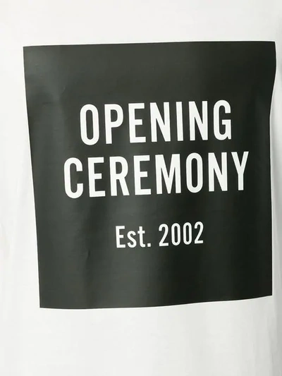 Shop Opening Ceremony Logo T In 100 White