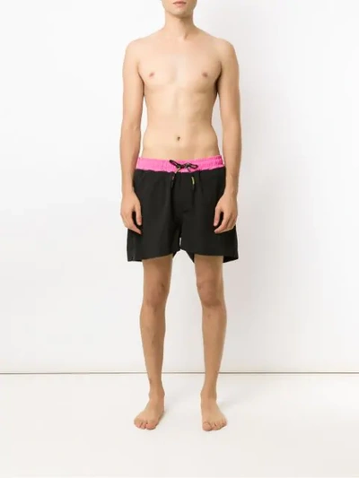 Shop Àlg X Pakalolo Track Shorts In Black