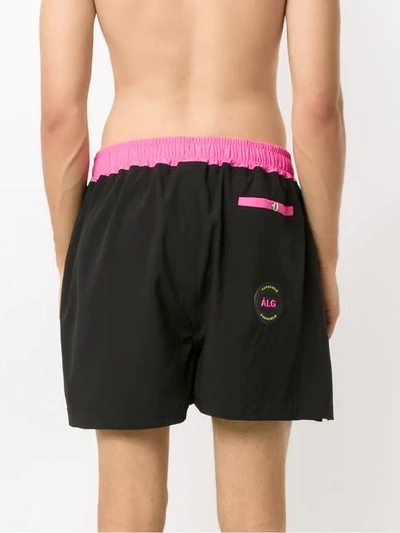 Shop Àlg X Pakalolo Track Shorts In Black