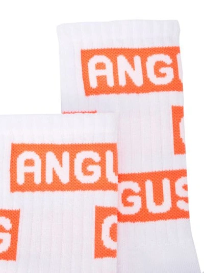 ANGUS CHIANG GRAPHIC SHORTS - 白色