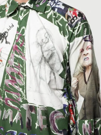 Shop Vivienne Westwood 'toga' Hemd - Grün In Green