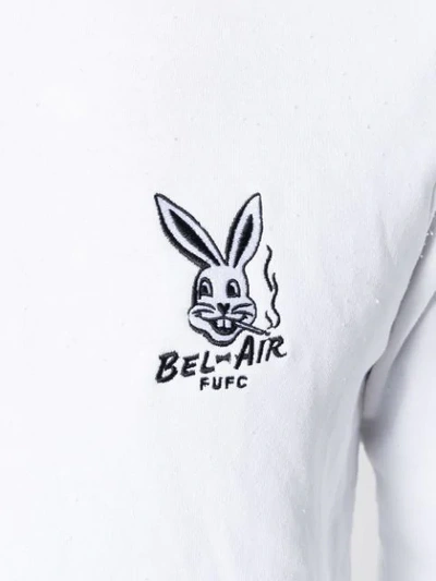 Shop Local Authority Bel Air Embroidered Hoodie - White