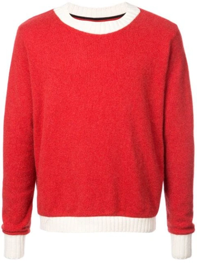 Shop The Elder Statesman Ski Patrol Sweater In Red