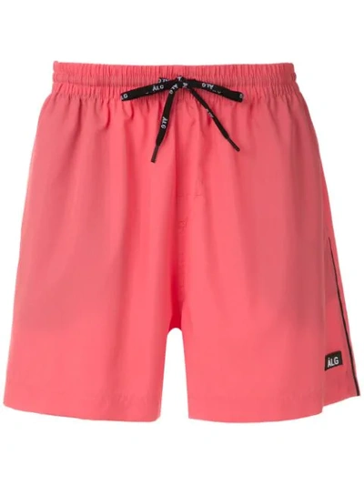 Shop Àlg Nylon Shorts In Pink