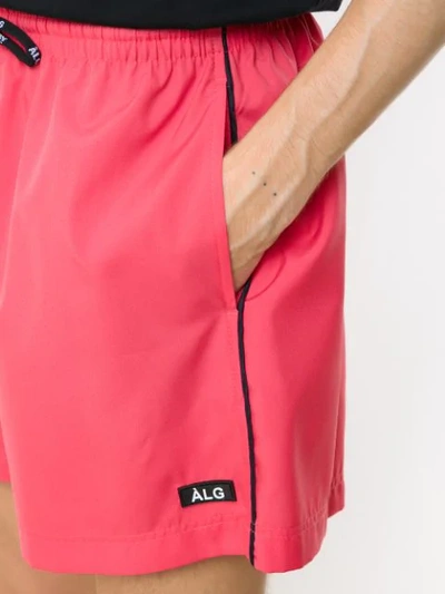 Shop Àlg Nylon Shorts In Pink