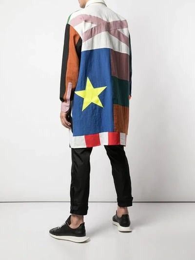 Shop Walter Van Beirendonck Flag Shirt In Multicolour
