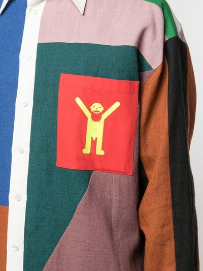 Shop Walter Van Beirendonck Flag Shirt In Multicolour