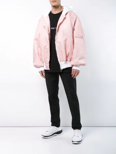 Shop Barbara Bologna Dodi Bomber Jacket In Pink