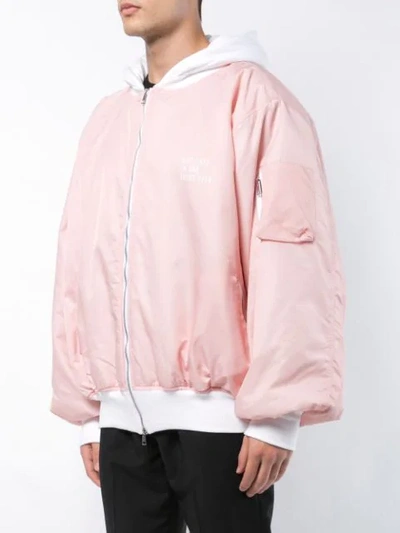 Shop Barbara Bologna Dodi Bomber Jacket In Pink