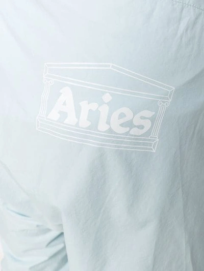 ARIES WIDE LEG TROUSERS - 蓝色