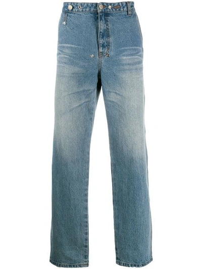 Shop Ader Error Phantom Z Jeans In Blue