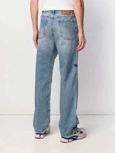 Shop Ader Error Phantom Z Jeans In Blue