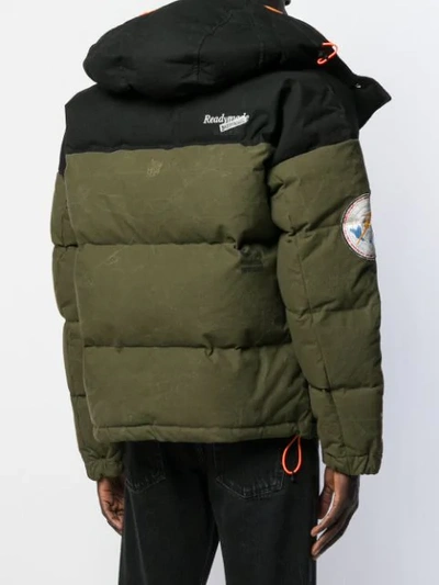 Shop Readymade Oversized Puffer Jacket In Khaki