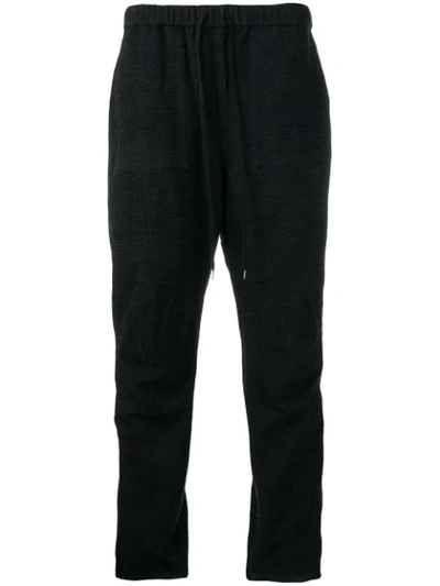 Shop Individual Sentiments Woven Track Trousers In Blue