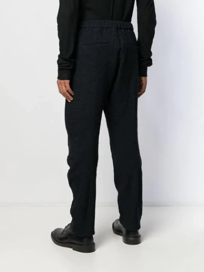 Shop Individual Sentiments Woven Track Trousers In Blue