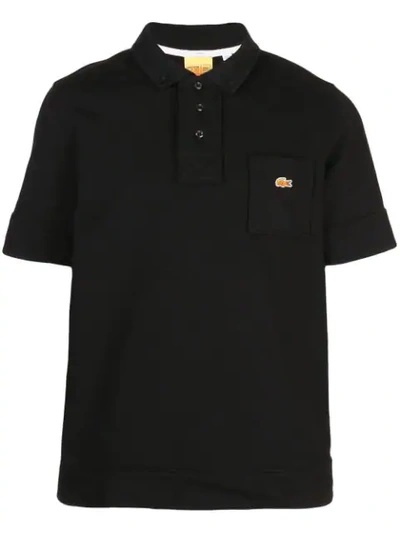 Shop Opening Ceremony X Lacoste Polo Shirt In Black