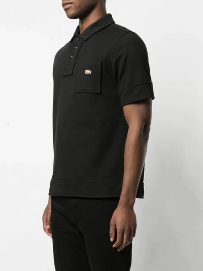 Shop Opening Ceremony X Lacoste Polo Shirt In Black