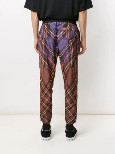 Shop À La Garçonne Check  + Olympikus Pants In Multicolour