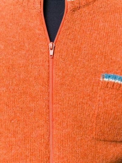 Shop Anglozine Jook Cardigan In Orange