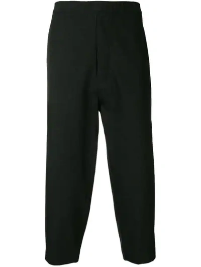 Shop Société Anonyme Japjogger Cropped Trousers In Grey