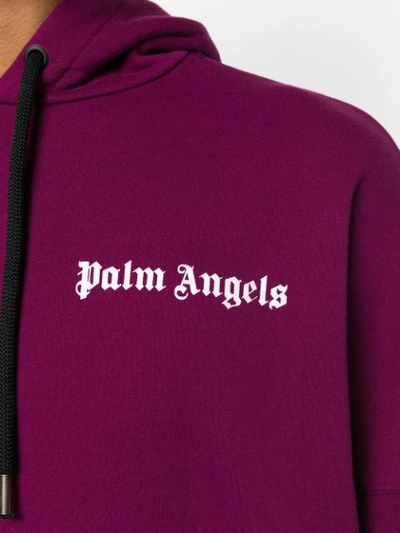 Shop Palm Angels Oversized Hoodie In Pink