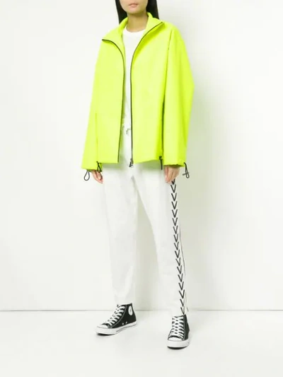 Shop Ports V Lost In Love Windbreaker Jacket In Yellow