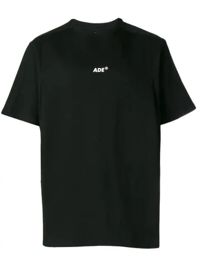 Shop Ader Error Logo Printed T-shirt In Black