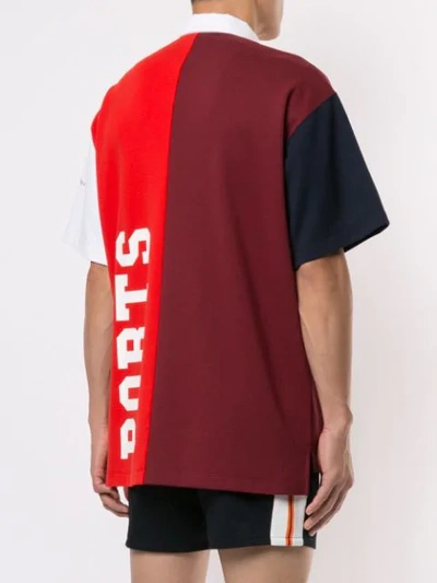 Shop Ports V Logo Polo Shirt In Red