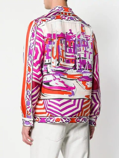 Shop Emilio Pucci Saint Tropez Print Shirt - White