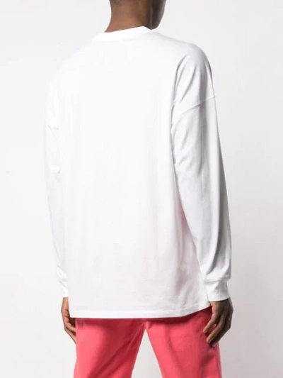 Shop Opening Ceremony Relaxed Long Sleeve T-shirt In White