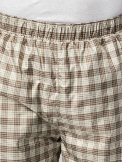 Opening Ceremony Plaid Track Pants In Neutrals