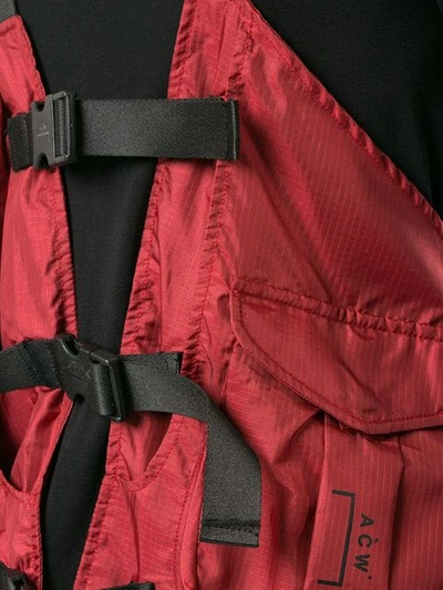 Shop A-cold-wall* Military Styled Harness In Red