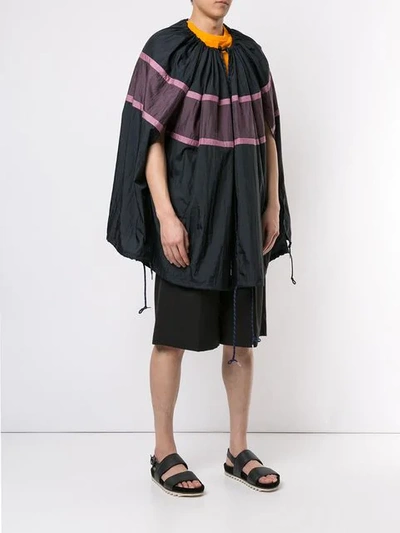 Shop Ambush Oversized Raincoat In Multicolour