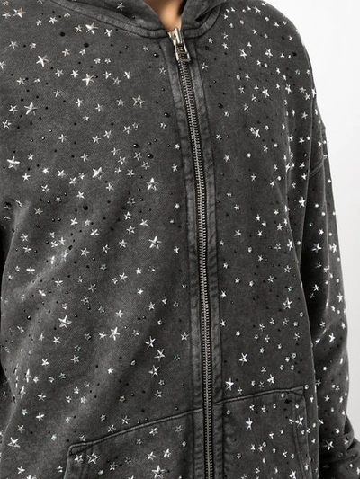 Shop Faith Connexion Star Studded Jacket In Grey