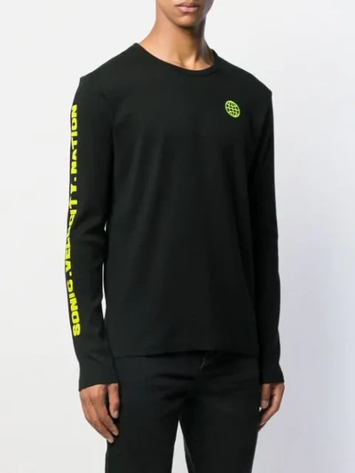 Shop Mcq By Alexander Mcqueen Long-sleeve Fitted Sweater In Black