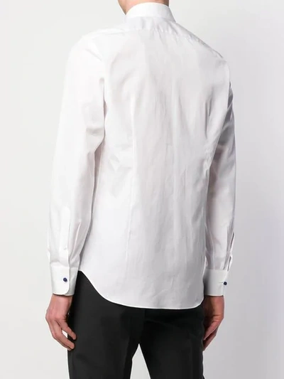 Shop Alessandro Gherardi Wing Collar Dress Shirt In White