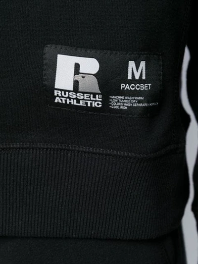 Shop Rassvet X Russel Athletic Printed Sweatshirt In Black