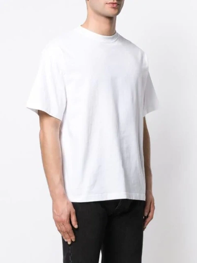 Shop Balenciaga I Love Techno T-shirt In White