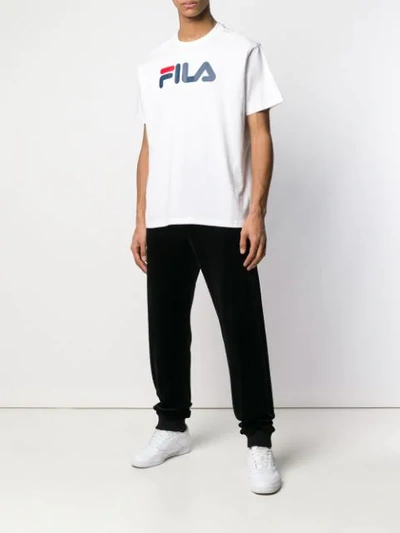 FILA LOGO印花T恤 - 白色