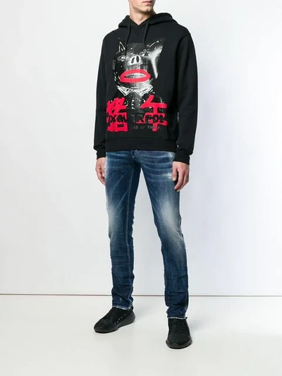 Shop Dsquared2 Hooded Sweatshirt In Black