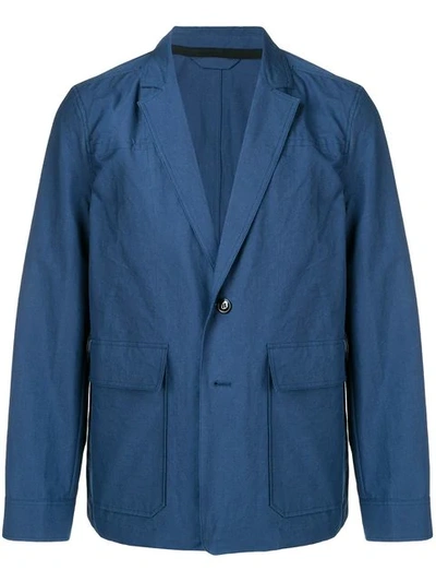 Shop Acne Studios Soft Blazer Jacket - Blue