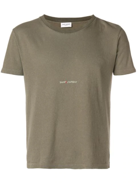 saint laurent distressed t shirt