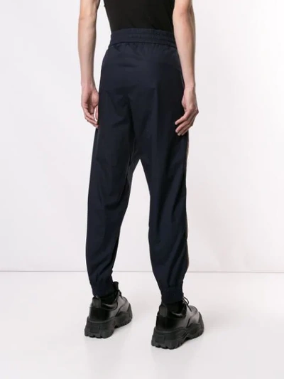 Shop N°21 Side Stripe Track Pants In Blue