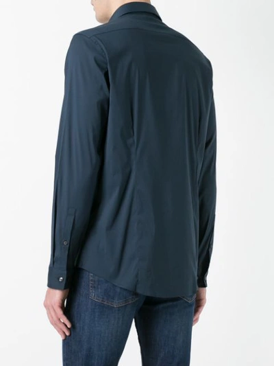 Shop Michael Michael Kors Long-sleeve Shirt In Blue