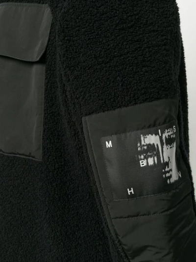 Shop Misbhv Pocket Detail Zipped Jacket - Black
