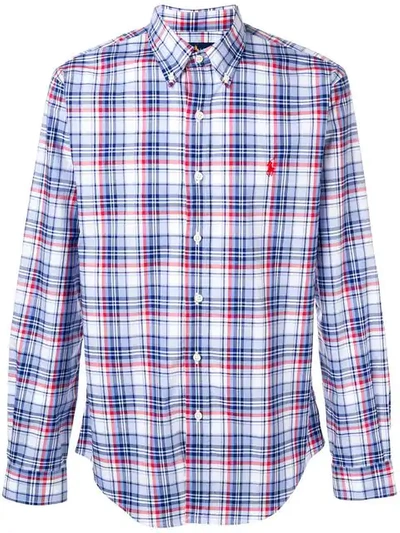 Shop Polo Ralph Lauren Button Down Shirt In Blue