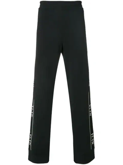 Shop Valentino Vltn Track Pants In Black
